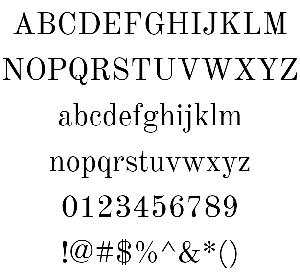 Old Standard TT Example